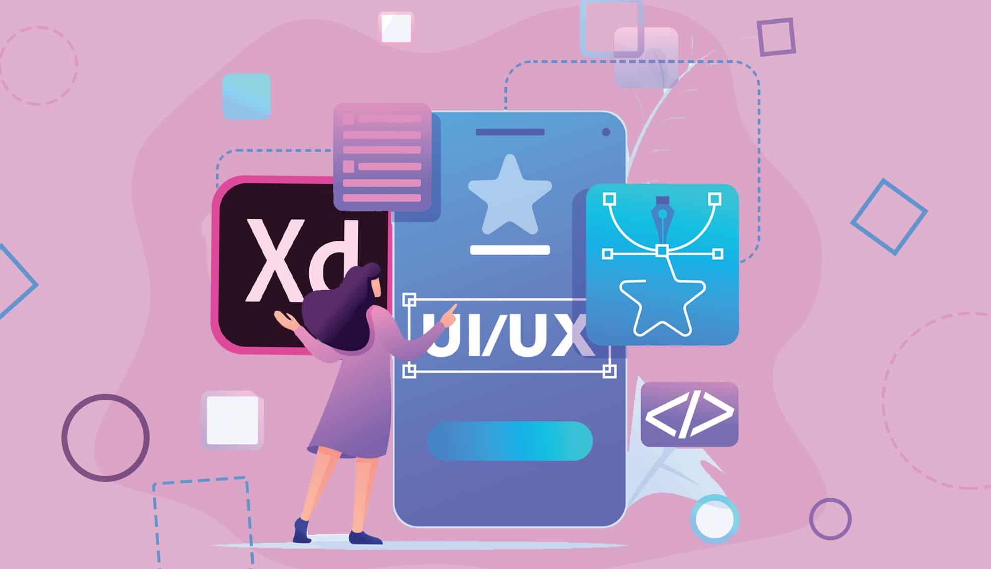 شروع طراحی رابط کاربری با نرم افزار Adobe Xd 5