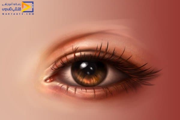آموزش نقاشی دیجیتال چشم با فتوشاپ
