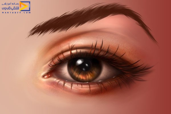 نقاشی چشم در فتوشاپ
