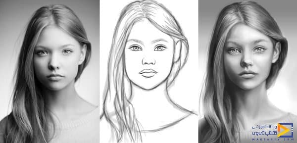 آموزش نقاشی دیجیتال چهره با فتوشاپ